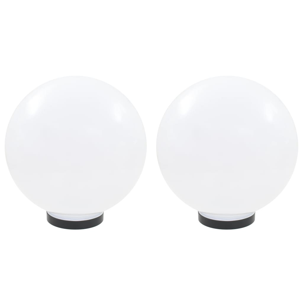 vidaXL Градински сфери за LED лампи, 2 бр, 30 см, PMMA