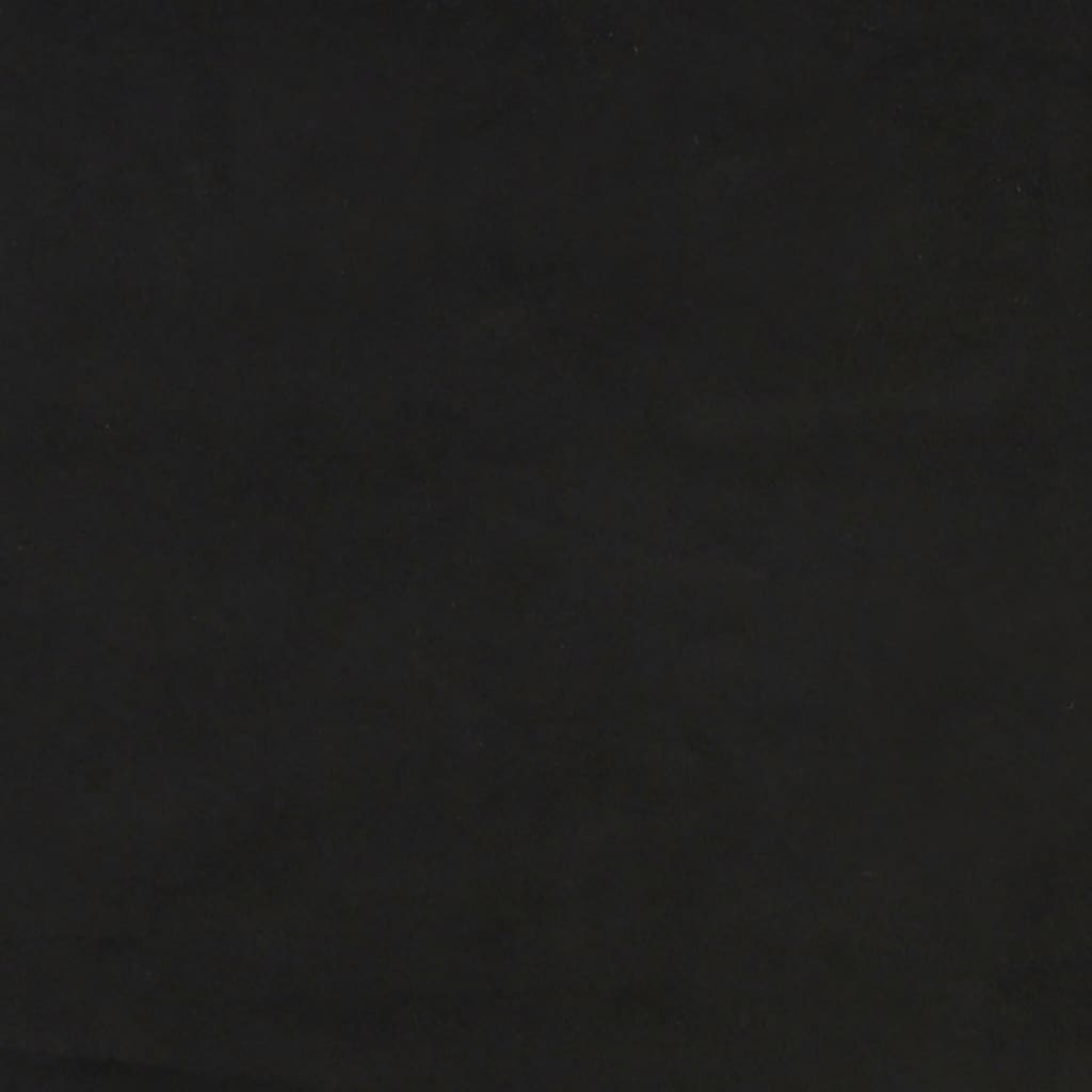 vidaXL Рамка за легло, черна, 140x190 см, кадифе