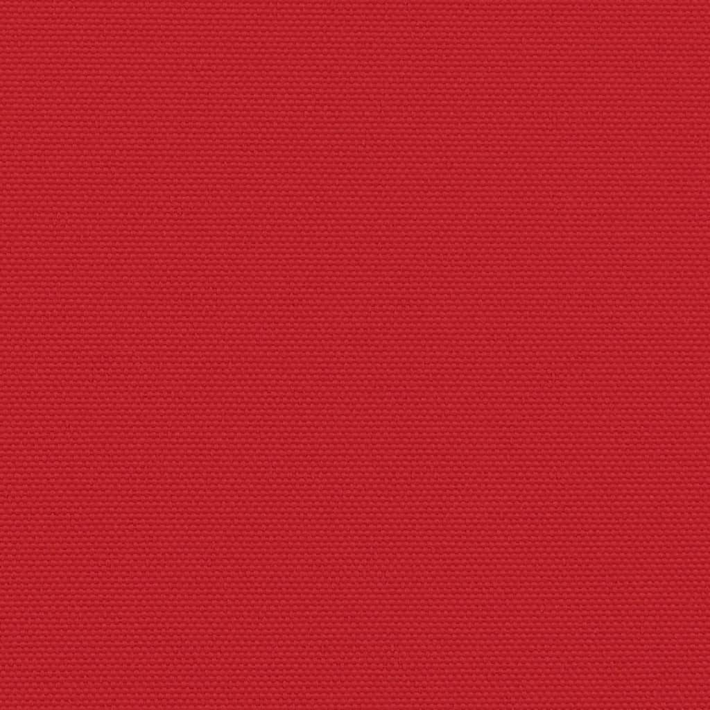 vidaXL Прибираща се странична тента, червена, 180x1200 см