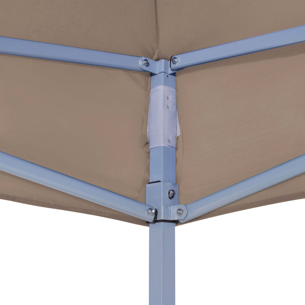 vidaXL Покривало за парти шатра, 4,5x3 м, таупе, 270 г/м²