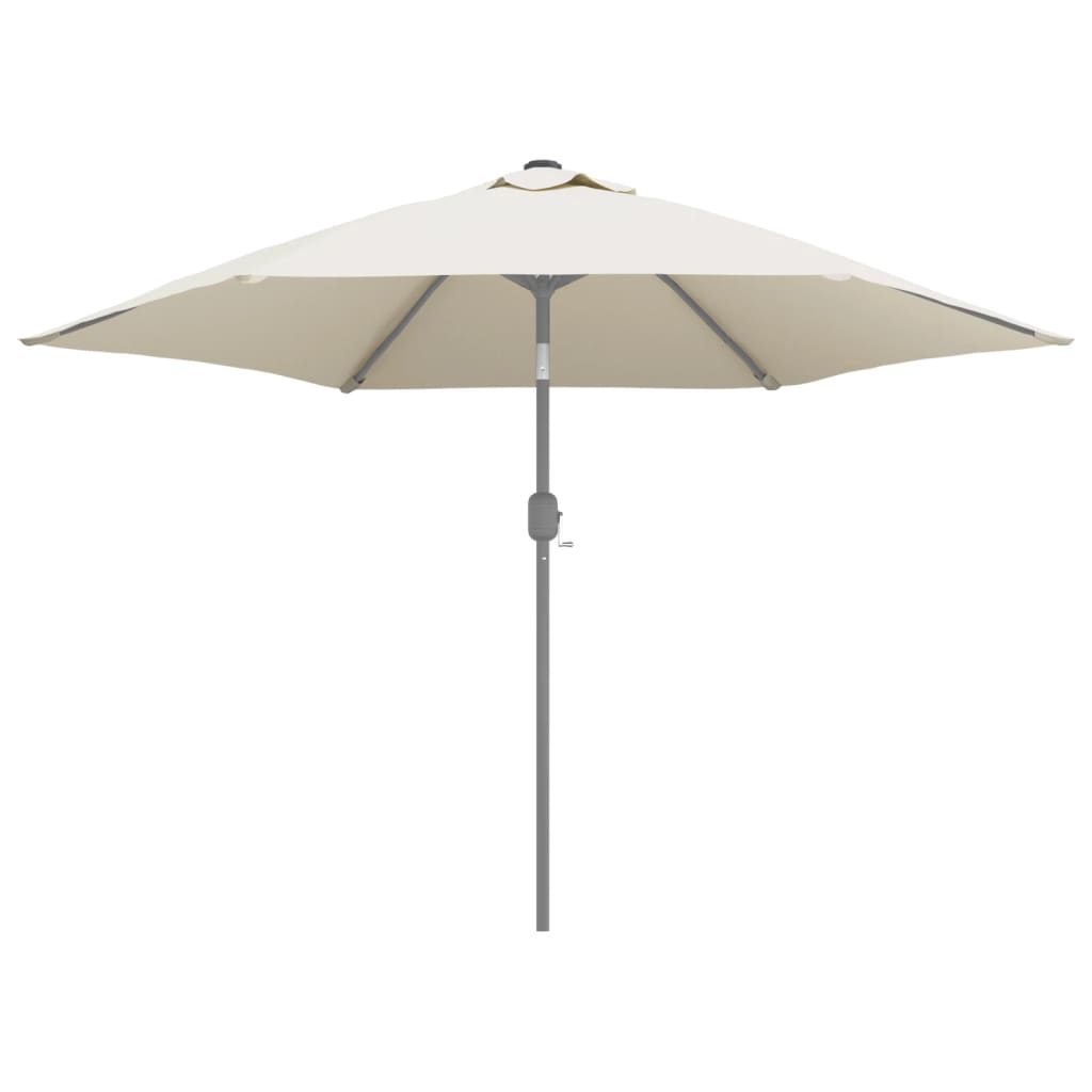 vidaXL Резервно покривало за градински чадър, пясъчнобял, 300 см