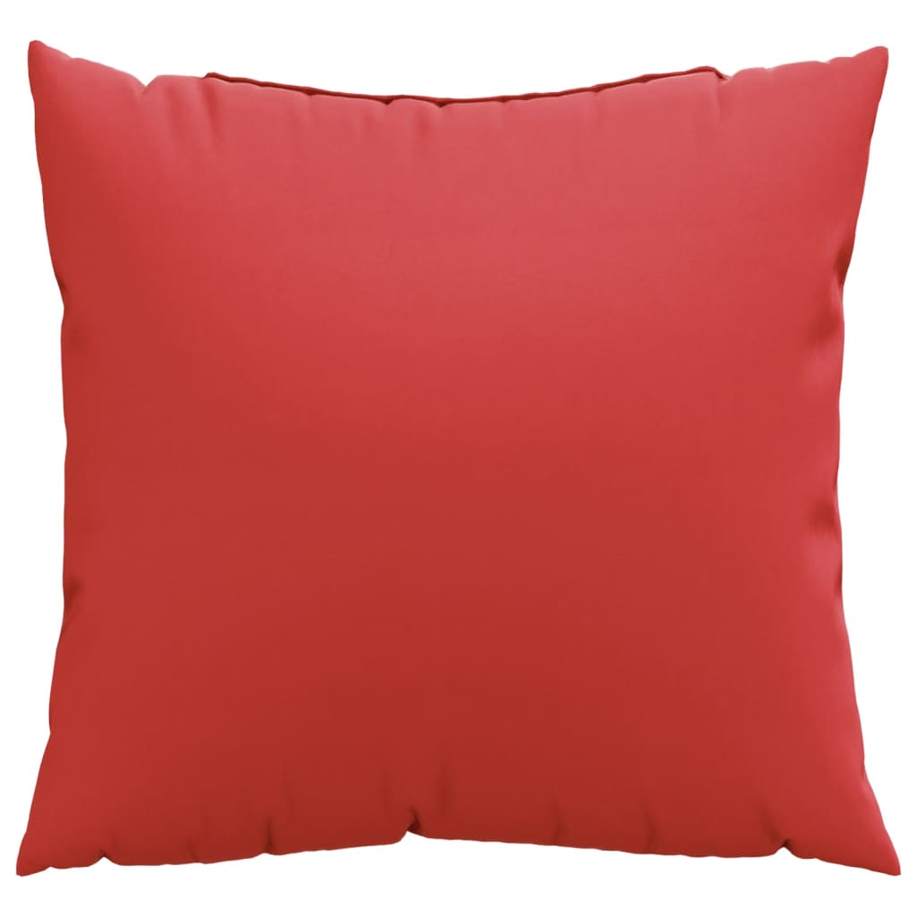 vidaXL Декоративни възглавници, 4 бр, червени, 40x40 см, плат