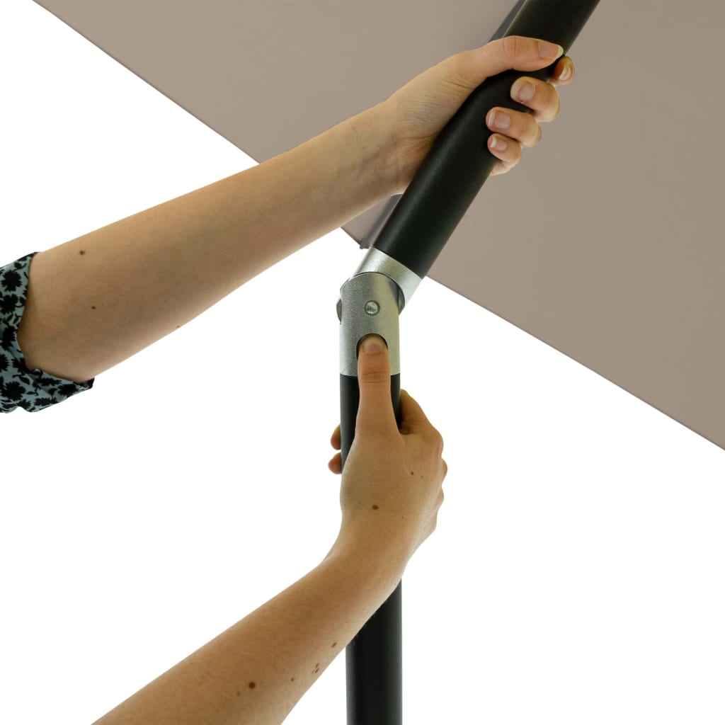 Madison Градински чадър Corsica, 200x250 см, екрю