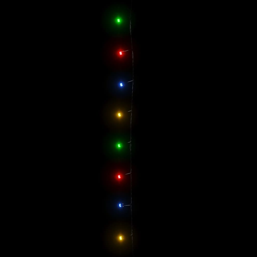 vidaXL Светещ стринг с 400 многоцветни LED, 40 м, 8 светлинни ефекта