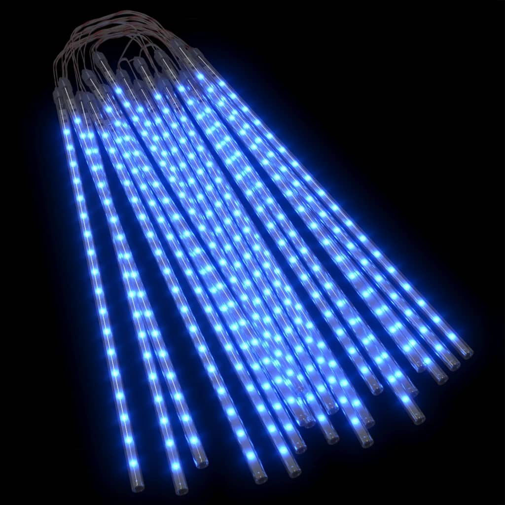 vidaXL Светещи метеори 20 бр 50 см сини 720 LED закрито/открито
