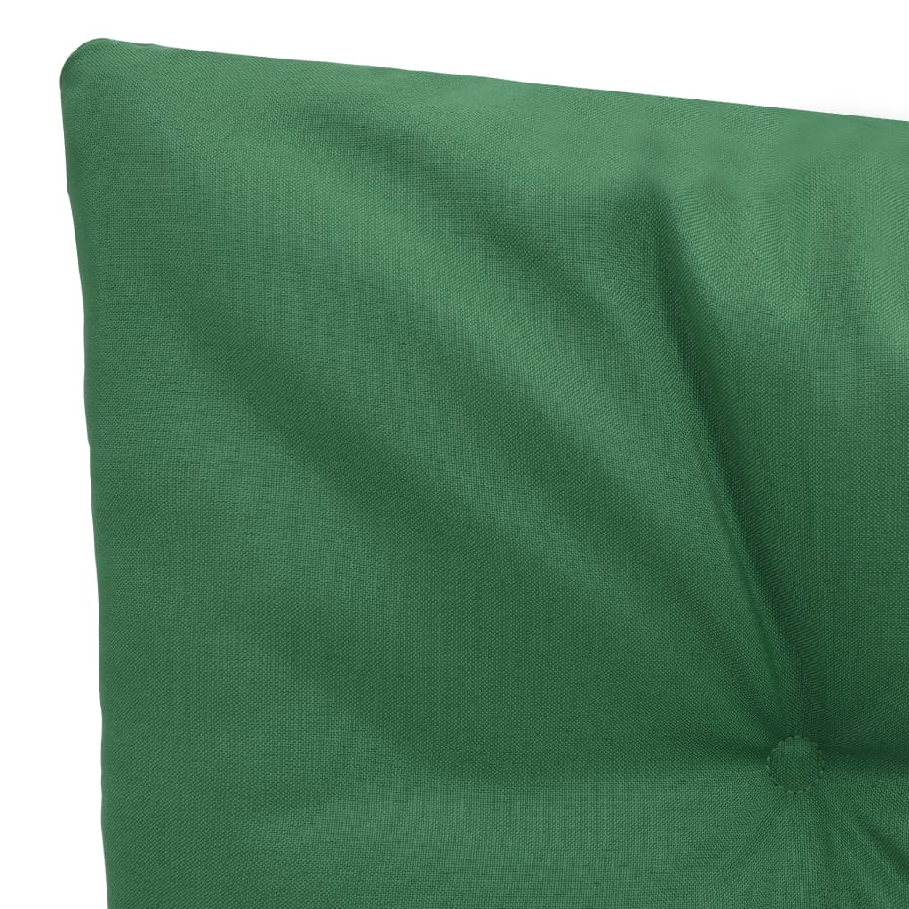 Зелена възглавница за градинска люлка-пейка, 150 см