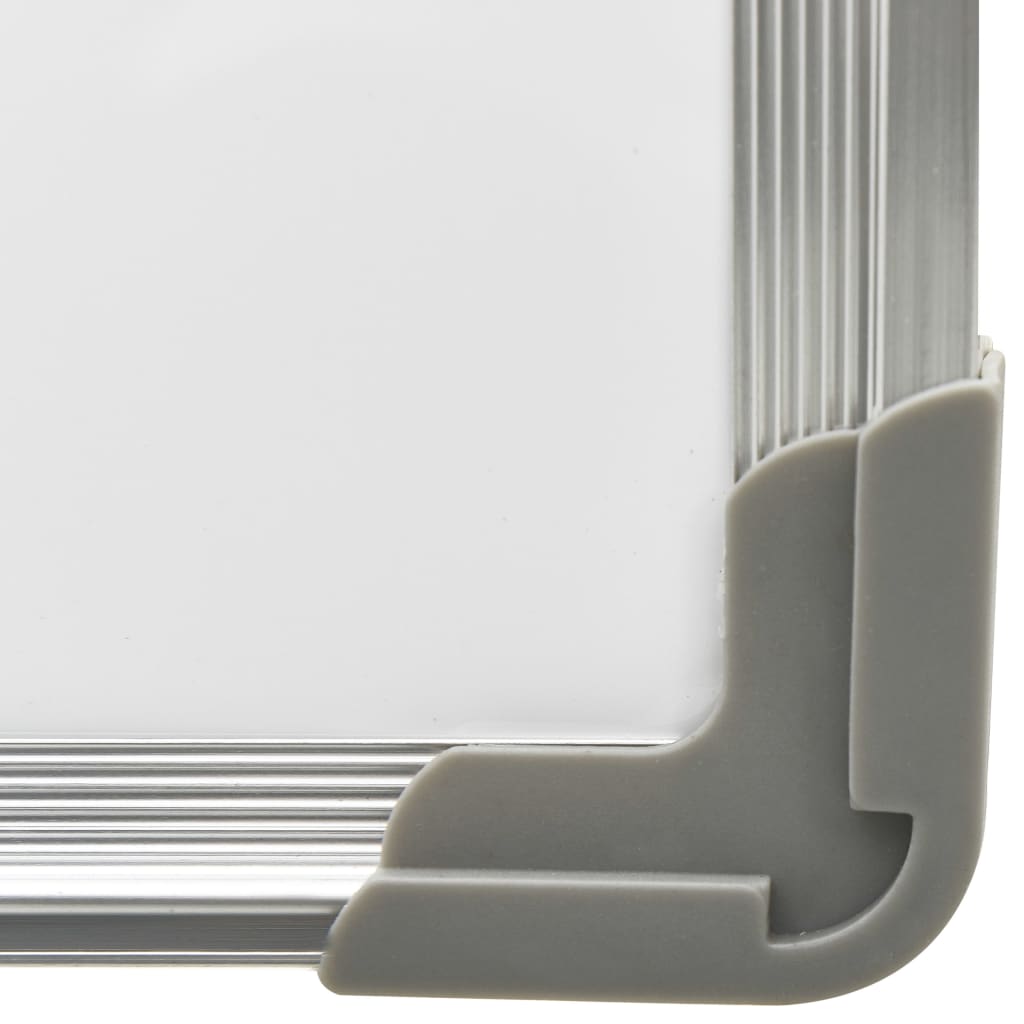 vidaXL Магнитна дъска за сухо изтриване, бяла, 70x50 см, стомана