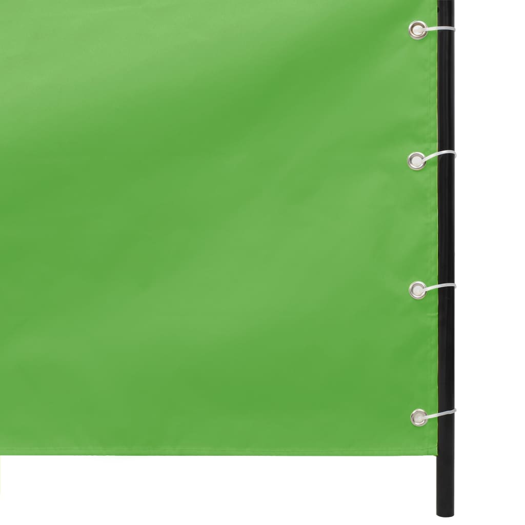 vidaXL Балконски параван, светлозелен, 160x240 см, оксфорд плат