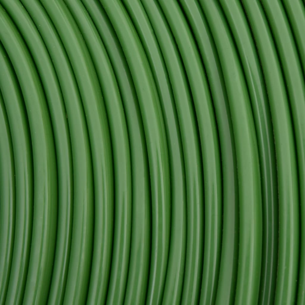 vidaXL 3-тръбен маркуч за пръскачка зелен 7,5 м PVC
