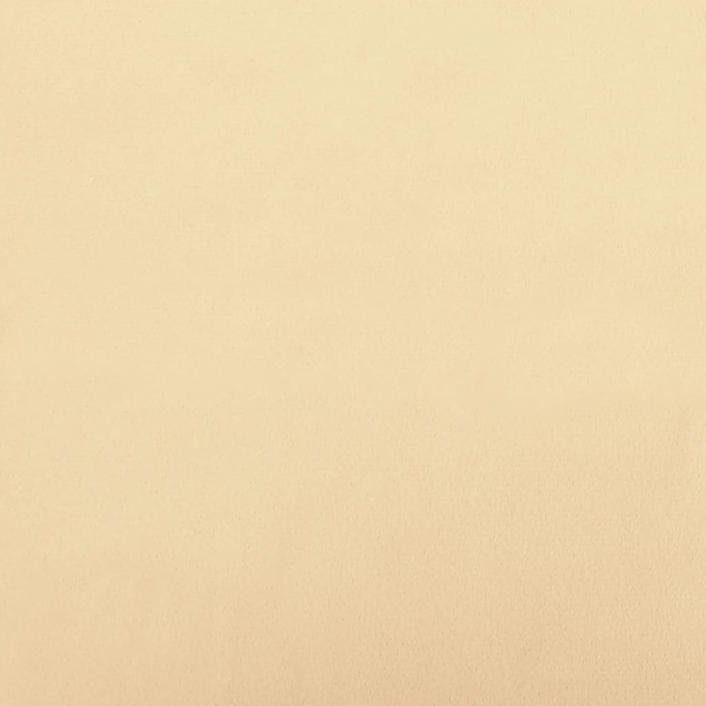 vidaXL Табуретка, кремаво, бяла, 60x60x36 см, кадифе