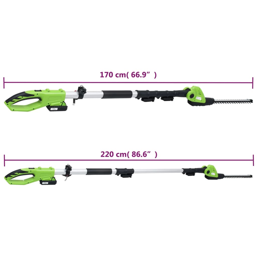 vidaXL Безжични градински инструменти от 5 части със заряднo и батерия