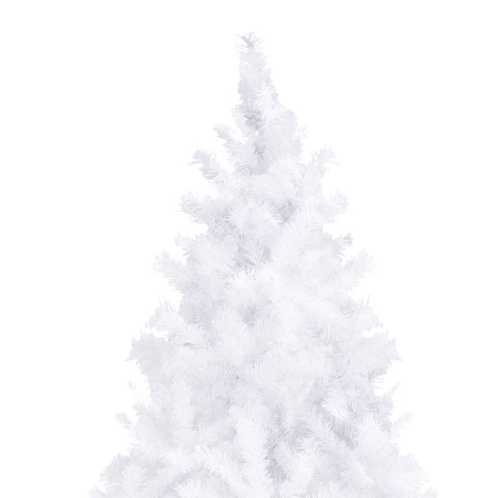 vidaXL Изкуствено коледно дърво, 500 см, бяло