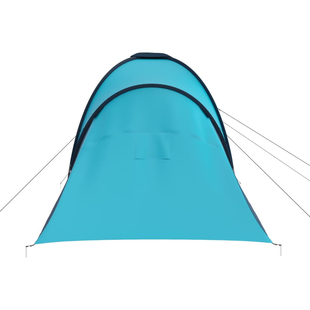 vidaXL Къмпинг палатка за 6 души синьо и светлосиньо