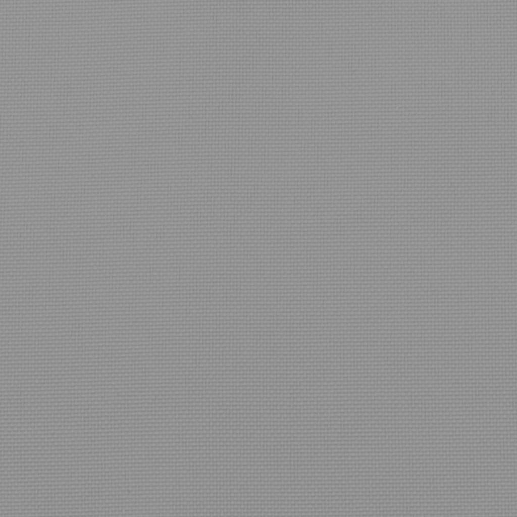 vidaXL Палетна възглавница, сива, 120x40x12 см, текстил
