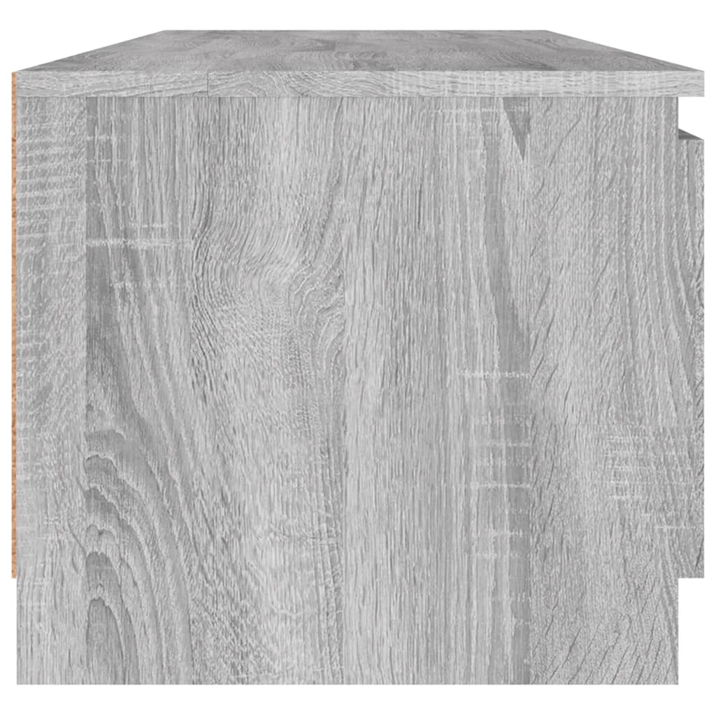 vidaXL ТВ шкаф, сив сонома, 140x40x35,5 см, инженерно дърво