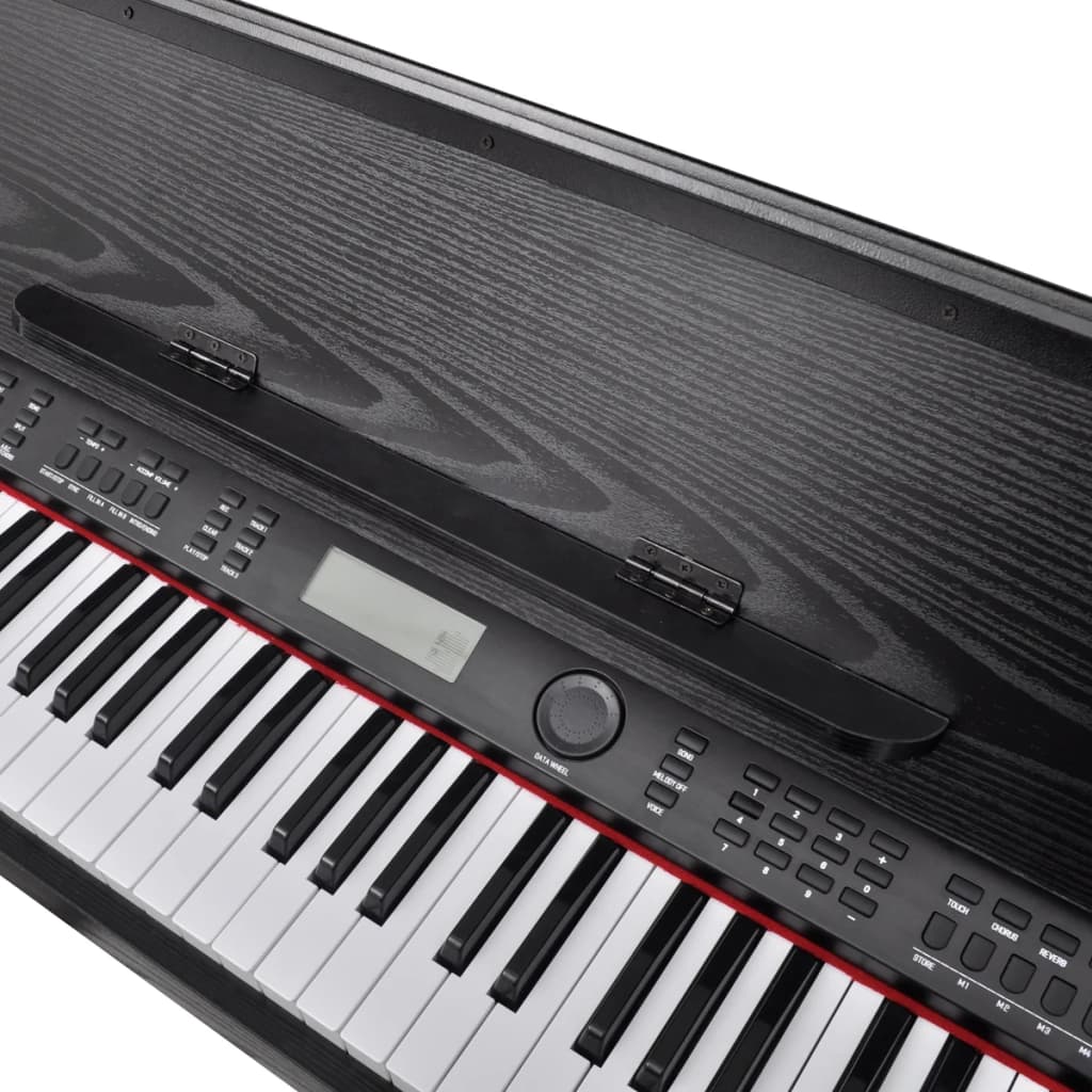 vidaXL Електрическо/Дигитално пиано с 88 клавиша и поставка