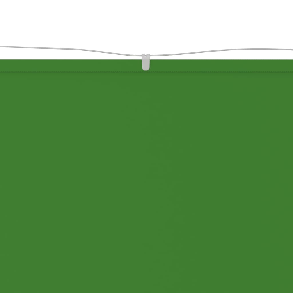vidaXL Вертикален сенник, светлозелен, 60x800 см, оксфорд плат
