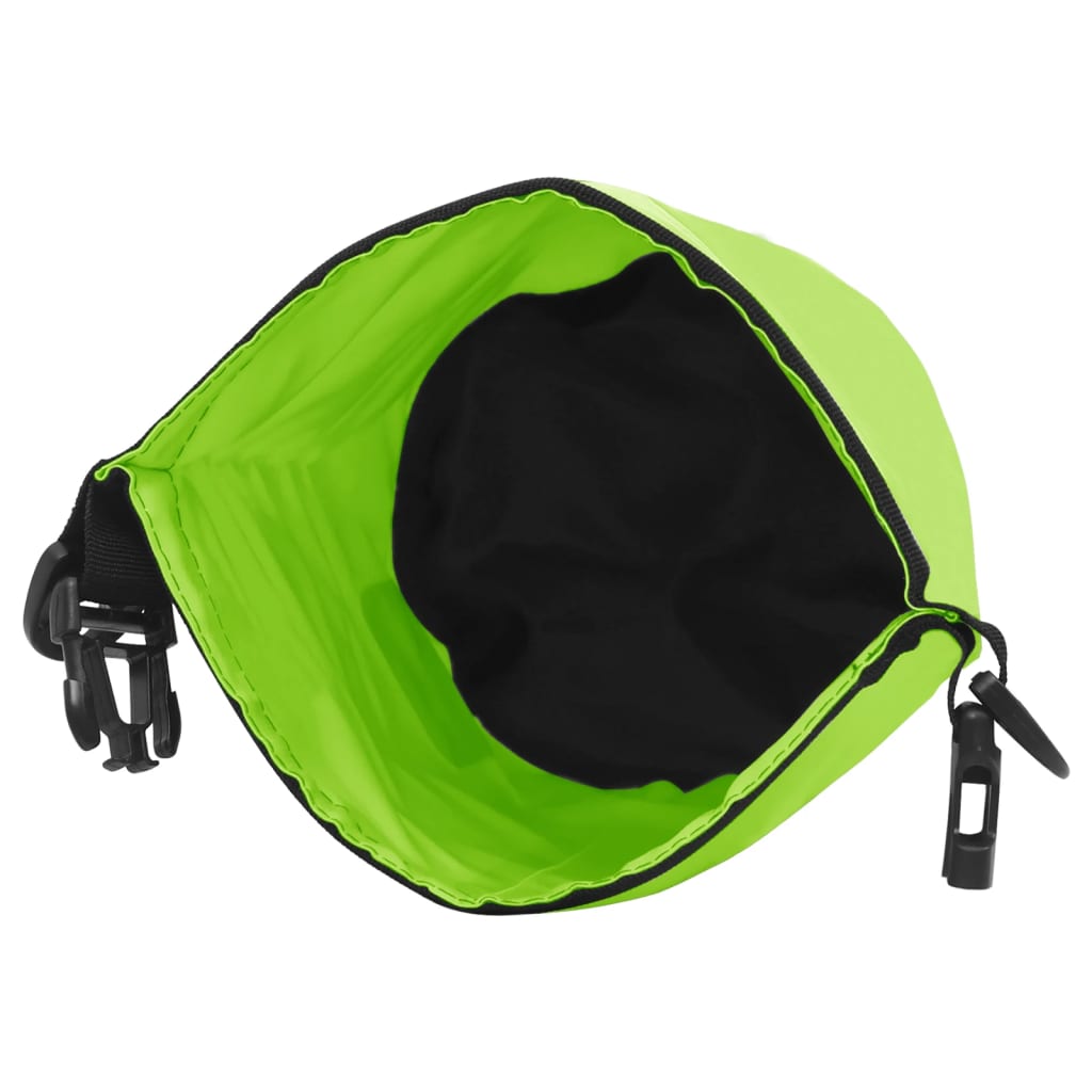 vidaXL Суха торба, зелена, 5 л, PVC