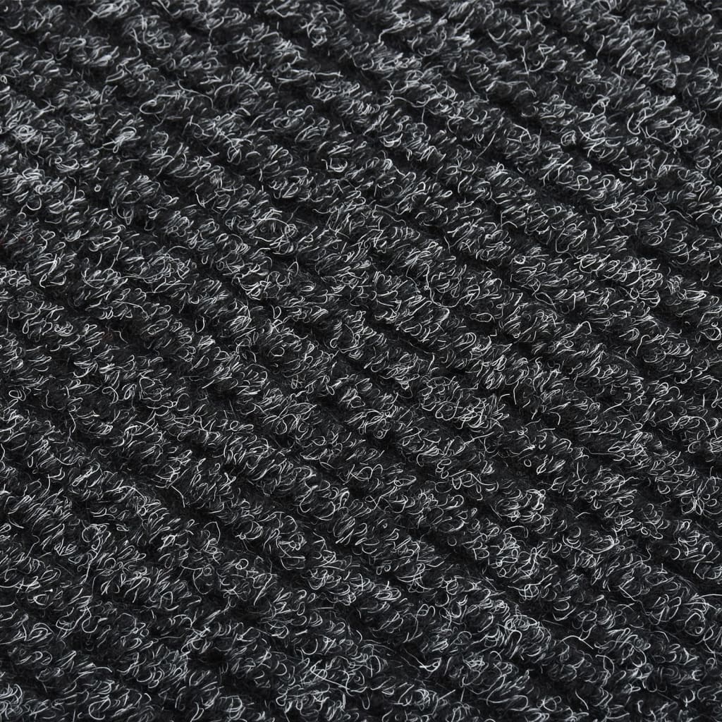 vidaXL Абсорбиращо мръсотията килимче, 100x400 см, антрацит