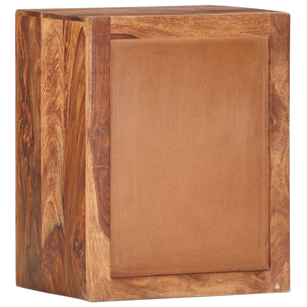 vidaXL Нощно шкафче, 40x30x50 см, шишамово дърво масив