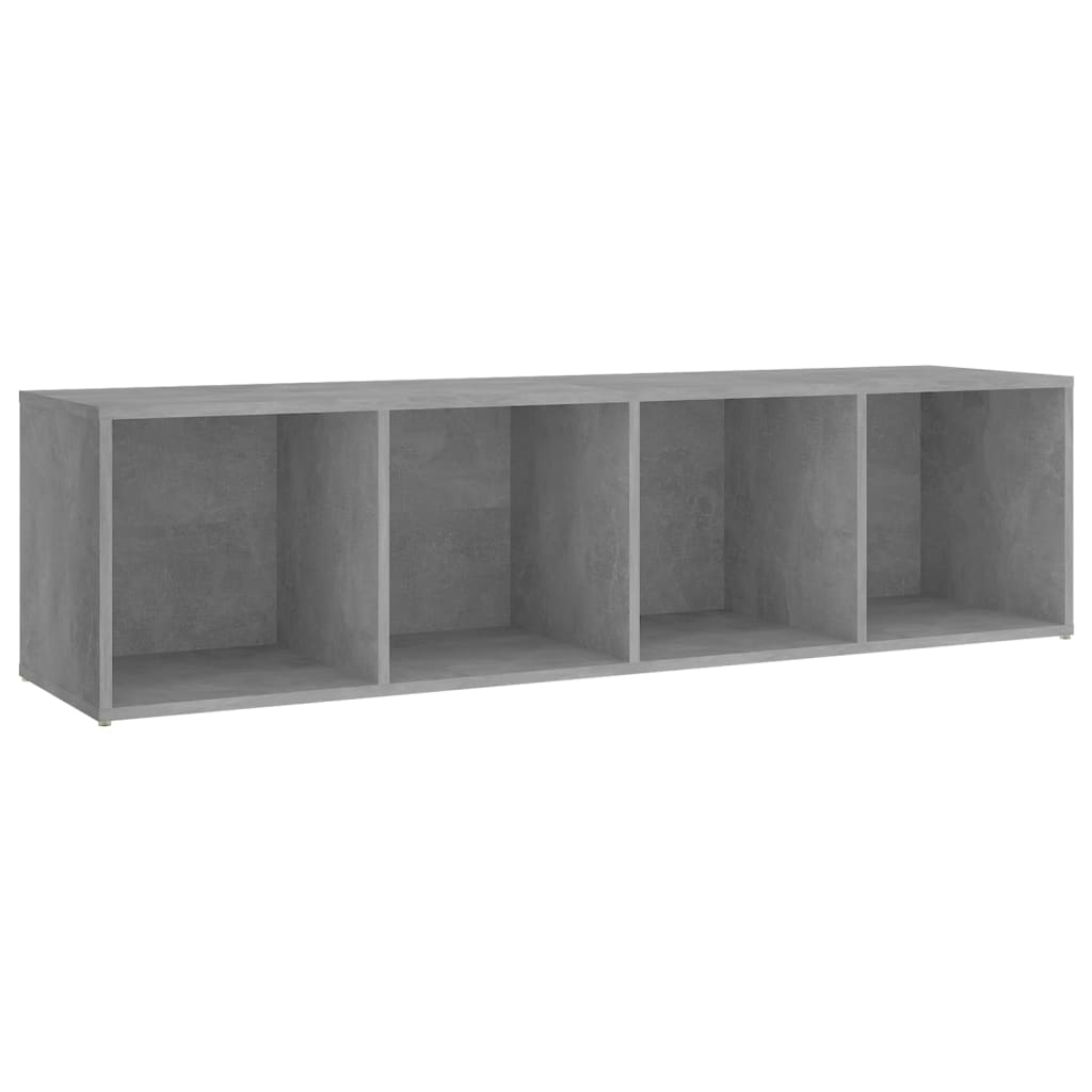 vidaXL Комплект ТВ шкафове от 5 части, бетонно сив, ПДЧ