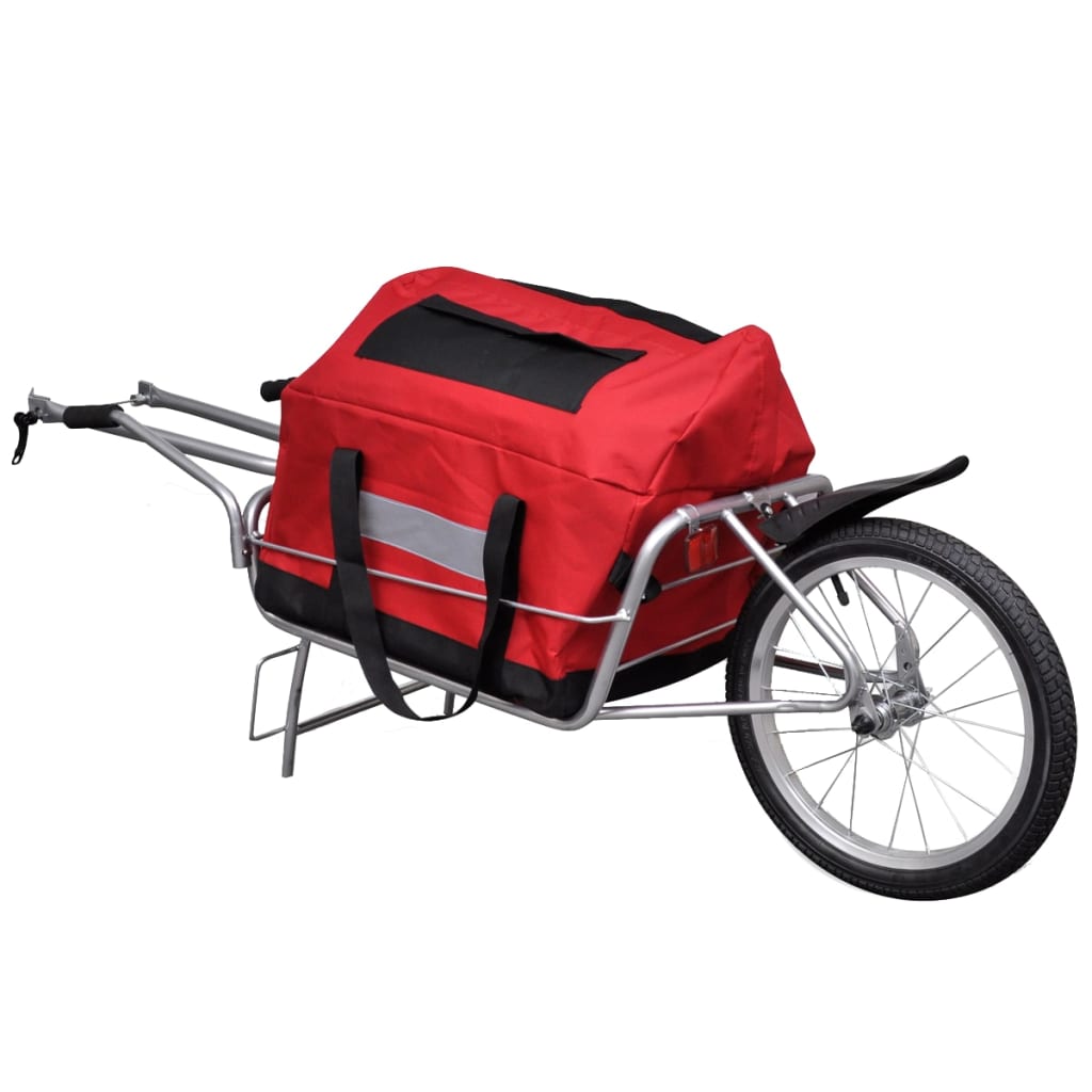 Товарно ремарке за колело с една гума и транспортна чанта