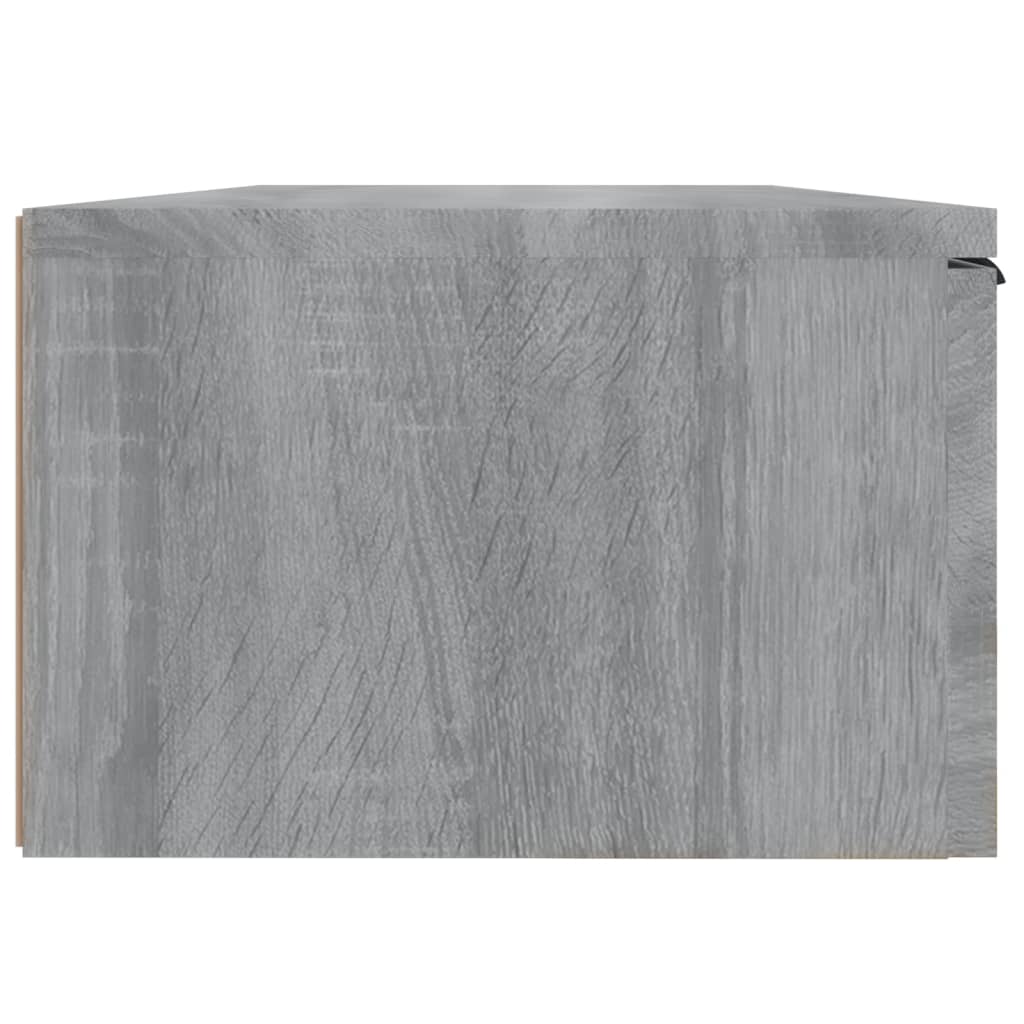vidaXL Стенен шкаф, сив сонома, 68x30x20 см, инженерно дърво