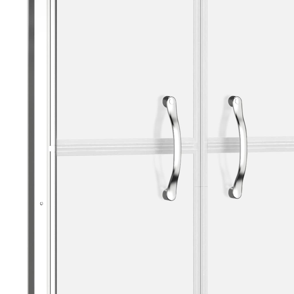 vidaXL Врата за душ, матирано ESG стъкло, 76x190 см