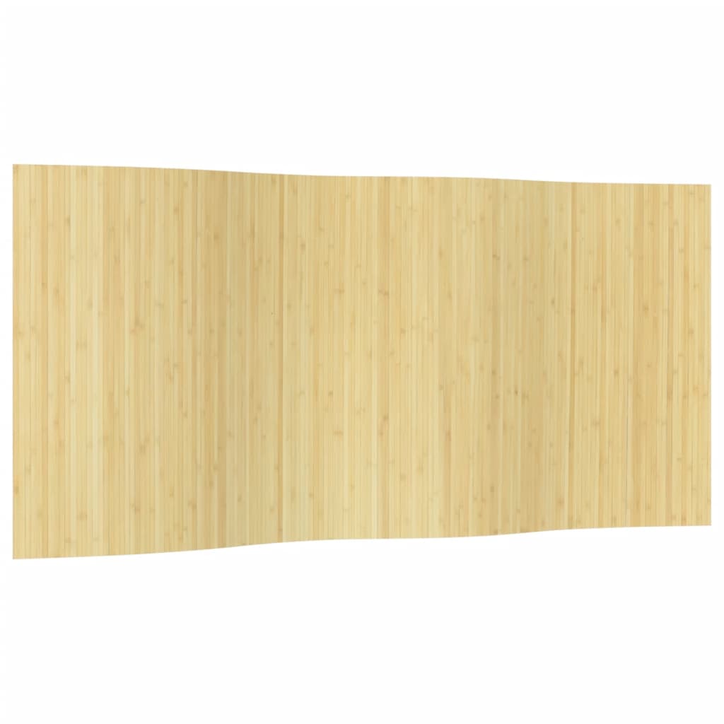 vidaXL Преграда за стая, светъл натурален, 165x400 см, бамбук