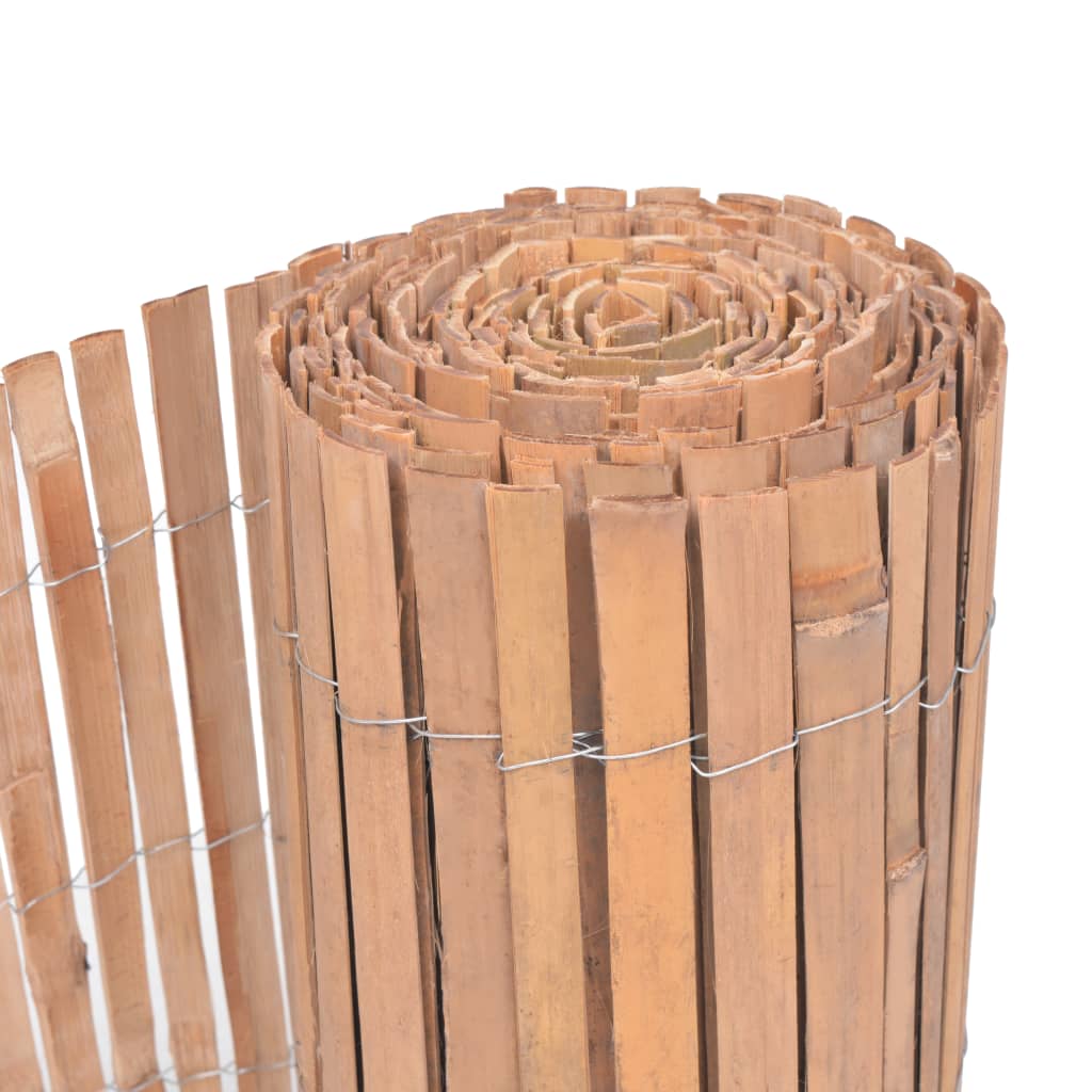 vidaXL Бамбукови огради, 2 бр, 100x400 см