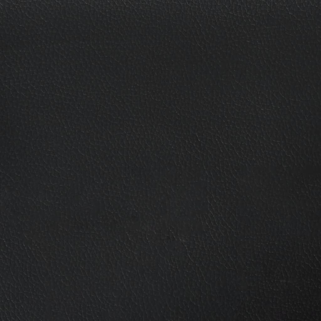 vidaXL Табуретка, черна, 60x50x41 см, изкуствена кожа