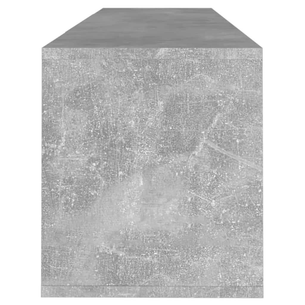 vidaXL ТВ шкаф, бетонно сив, 120x30x40,5 см, ПДЧ