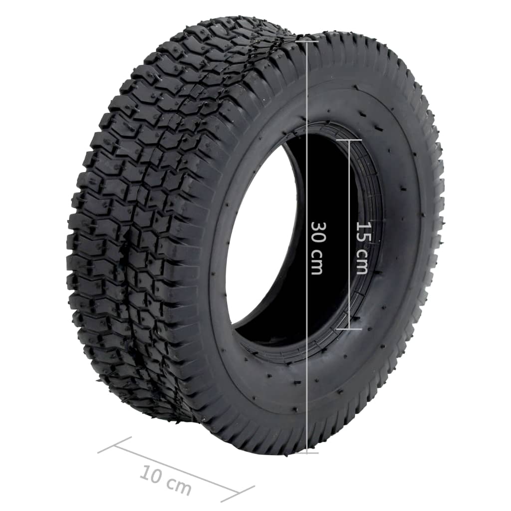 vidaXL Външна гума за ръчна количка 13x5,00-6 4PR каучук