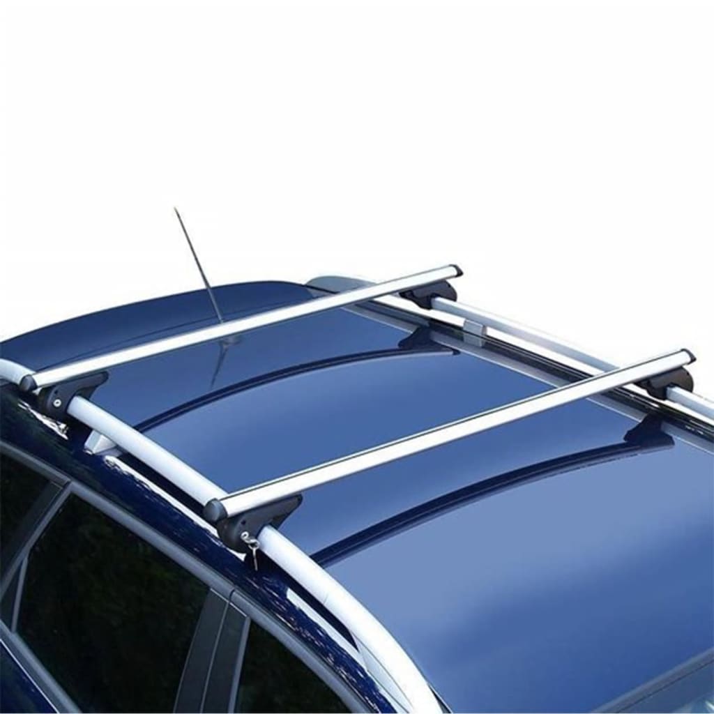 Menabo Комплект багажник за покрив на автомобил 2 части алуминий 90 кг