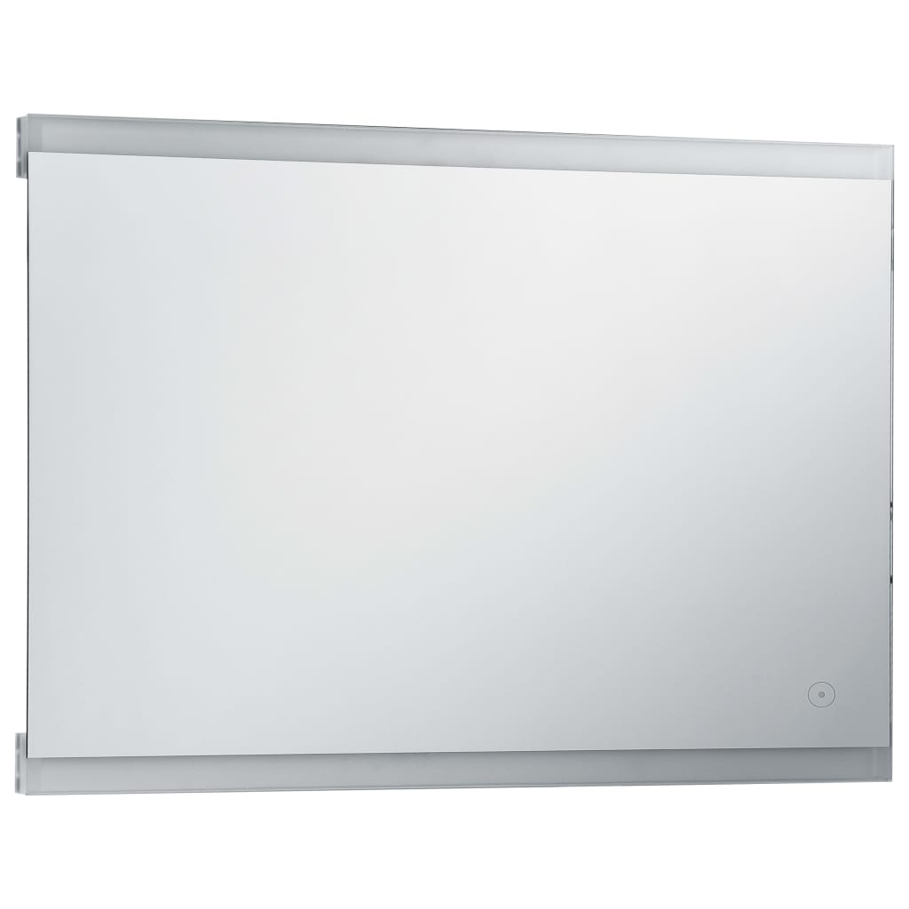 vidaXL Стенно LED огледало за баня с тъч сензор 100x60 см