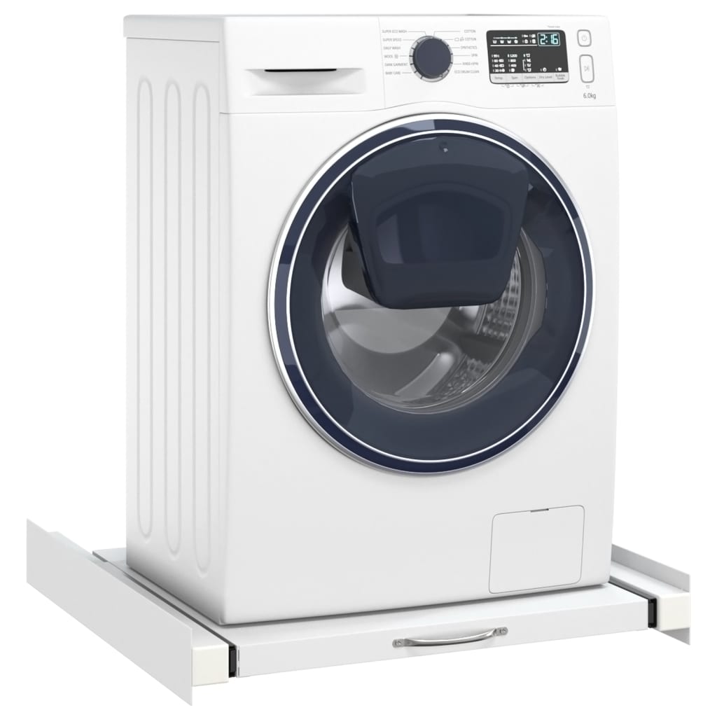 vidaXL Кит за свързване на пералня със сушилня с издърпващ се рафт