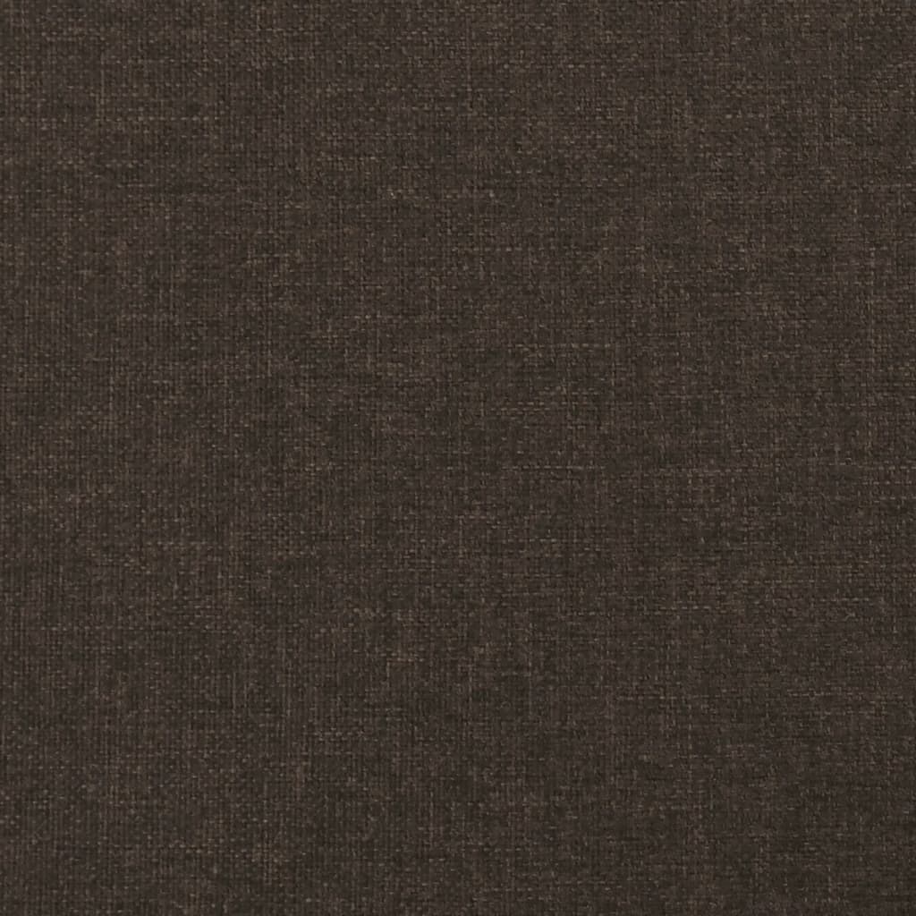 vidaXL Табуретка, кафява, 60x60x36 см, текстил и изкуствена кожа