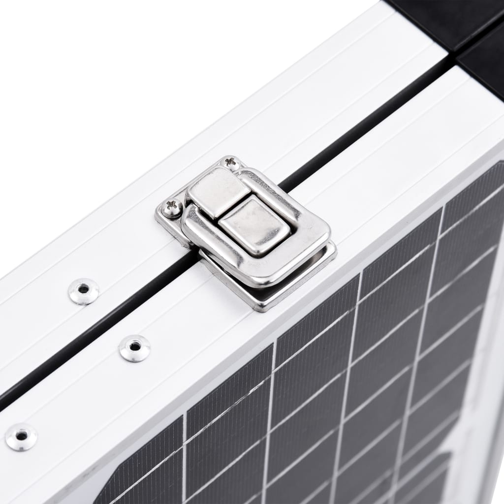 vidaXL Сгъваем соларен панел във вид на куфар, 120 W, 12 V