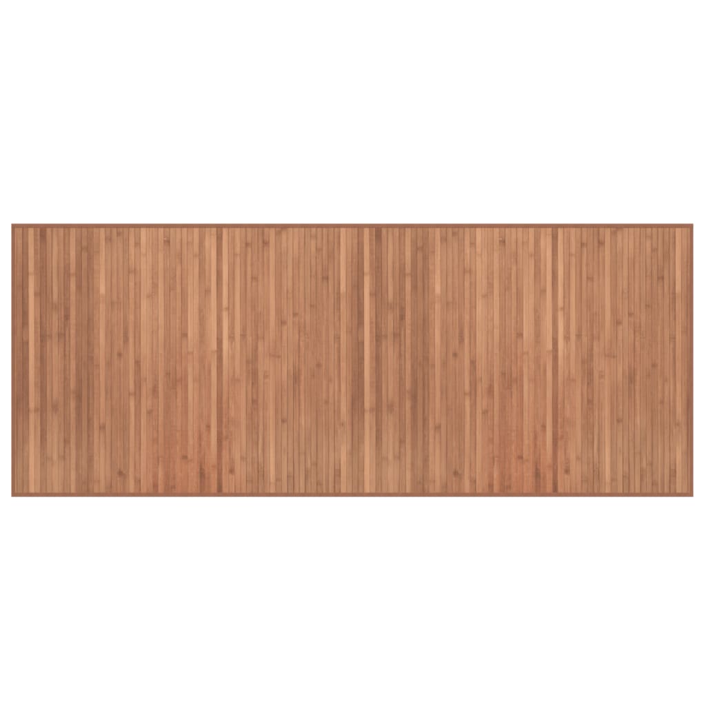 vidaXL Килим, правоъгълен, натурален, 80x200 см, бамбук
