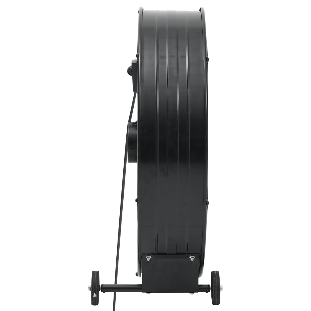 vidaXL Индустриален барабанен вентилатор, 77 см, 240 W, черен