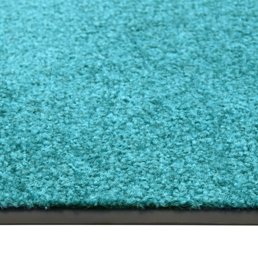 vidaXL Перима изтривалка, синьо-зелена, 40x60 см
