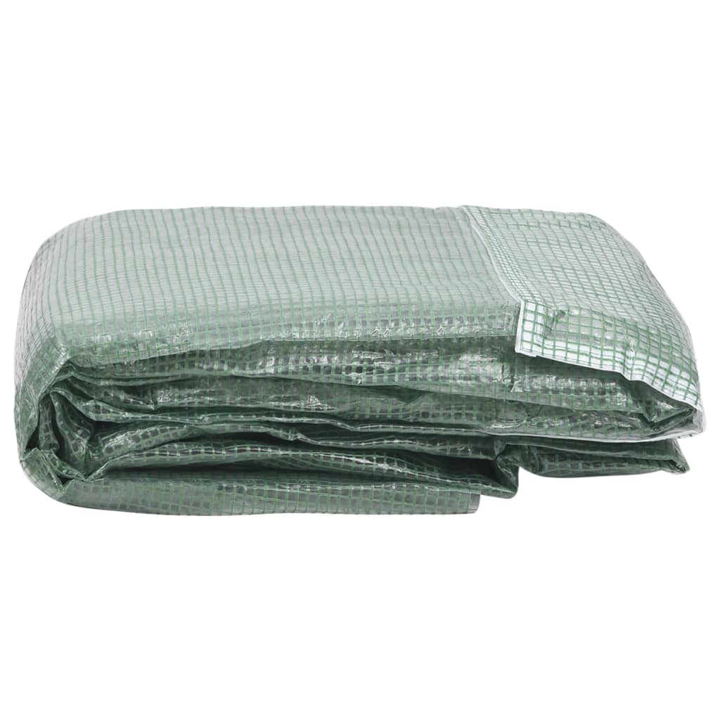 vidaXL Резервно покривало за парник (18 м²), 300x600x200 см, зелено