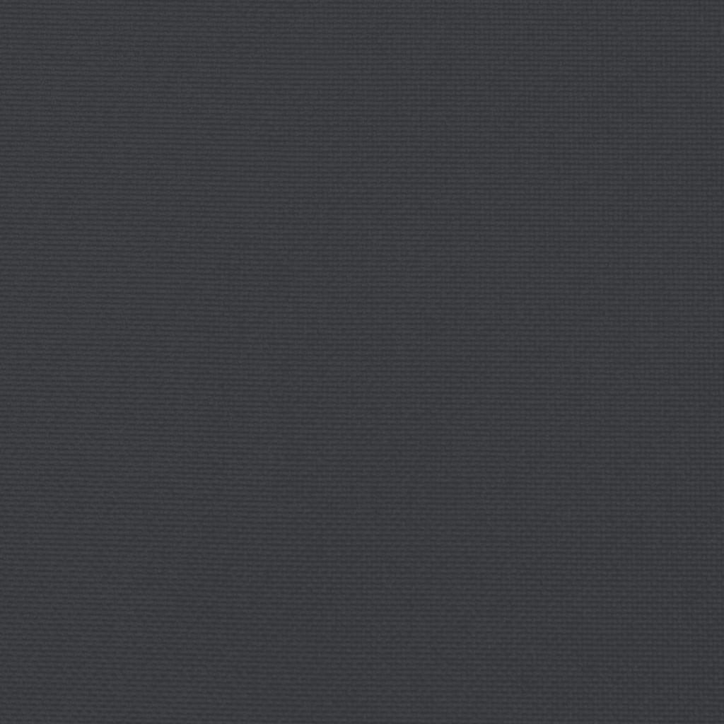 vidaXL Възглавница за градинска пейка черна 180x50x3 см оксфорд плат