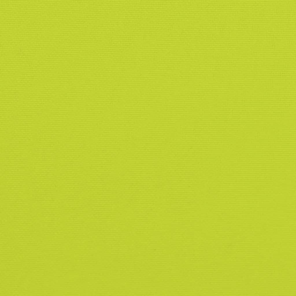 vidaXL Палетна възглавница, яркозелена, 58x58x10 см, текстил