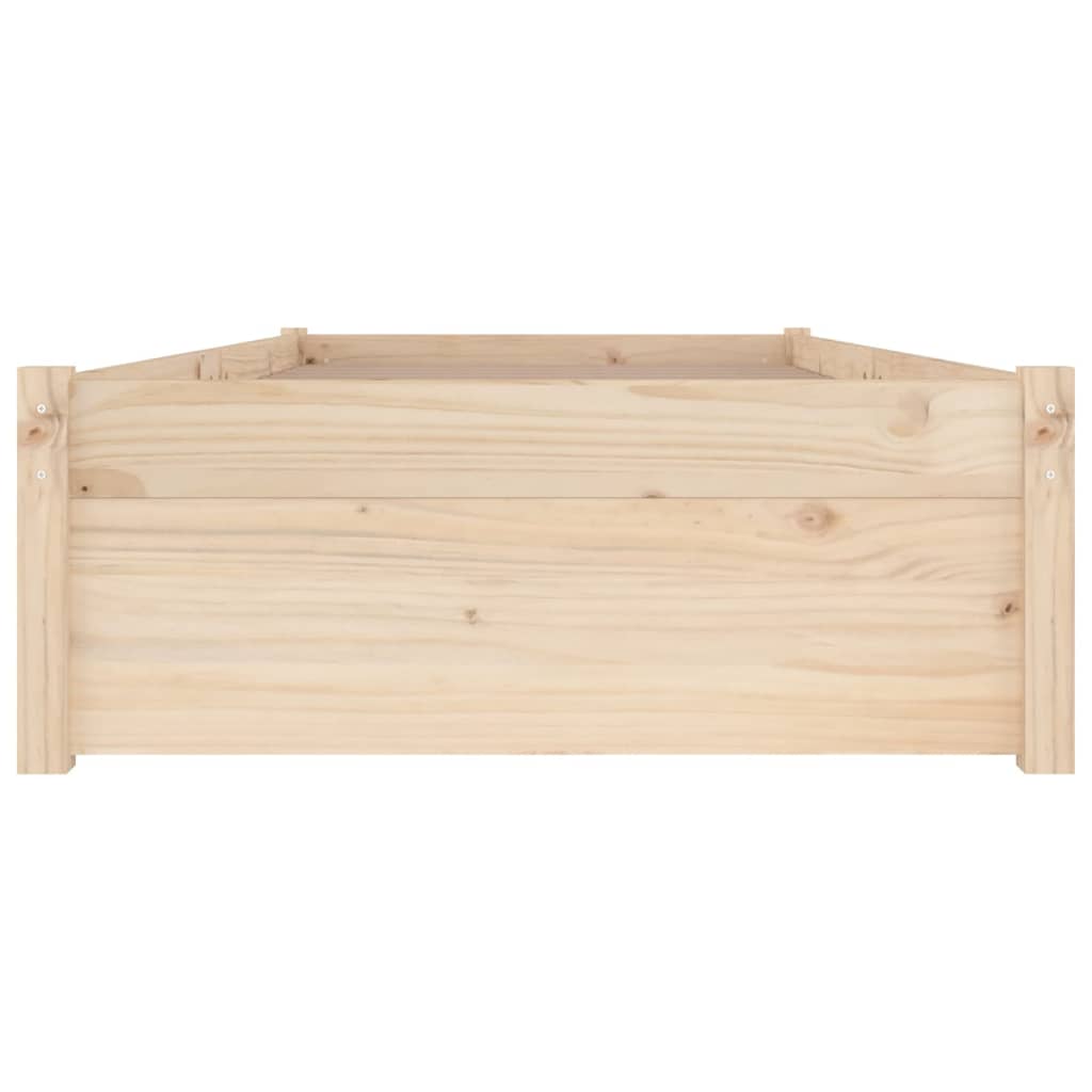 vidaXL Рамка за легло с чекмеджета, 90x190 см, Single