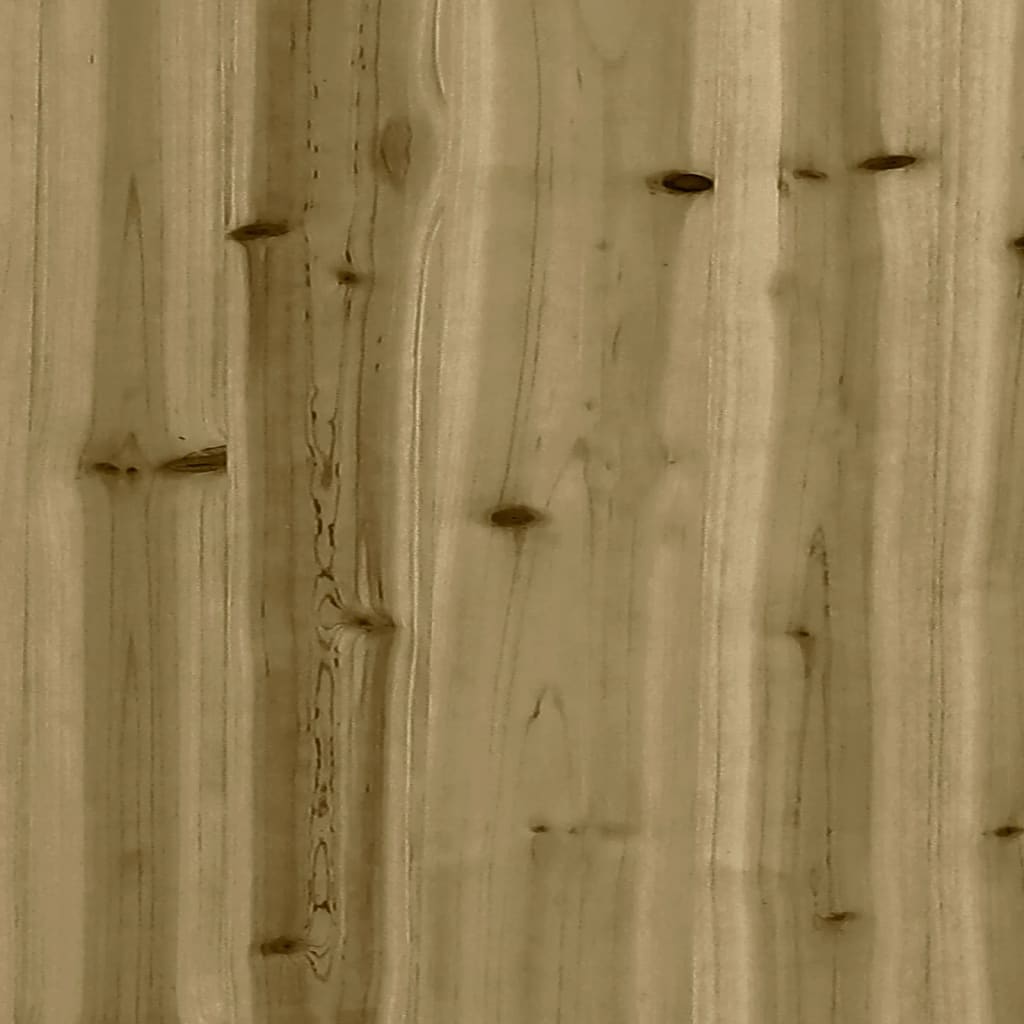 vidaXL Градински сандък, 150x50x70 см, импрегнирано борово дърво