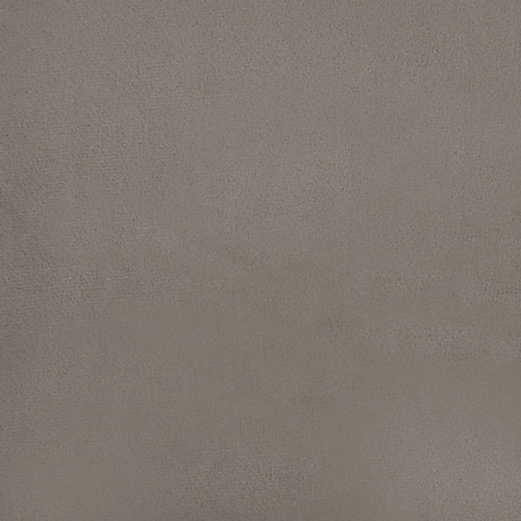 vidaXL Стенни панели, 12 бр, светлосиви, 60x15 см, плат, 1,08 м²