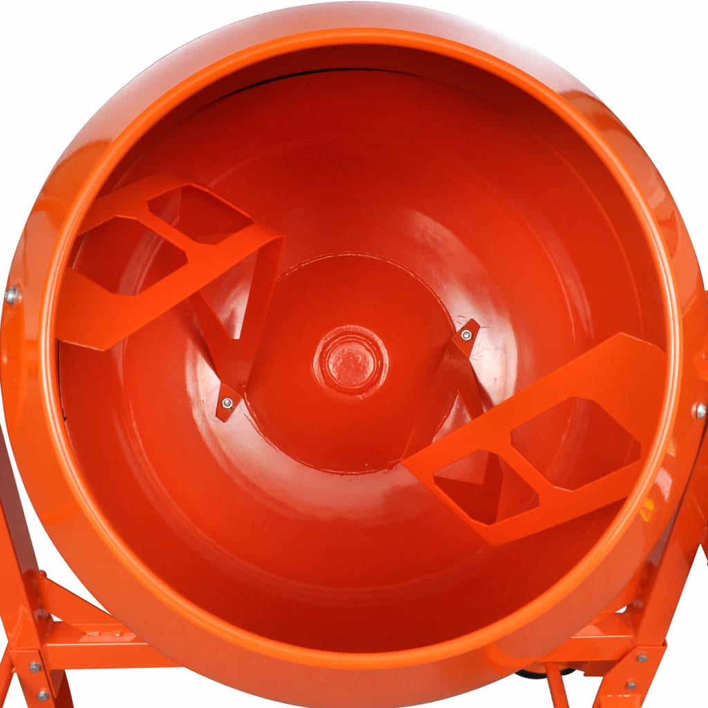 Бетонобъркачка стоманена 140 л 650 W, оранжева