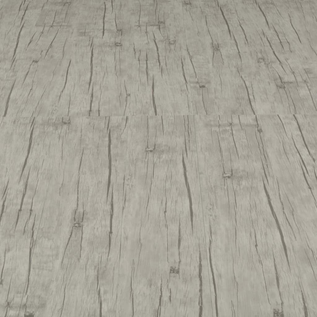 vidaXL Самозалепващи подови дъски, 4,46 м², 3 мм, PVC, измит дъб