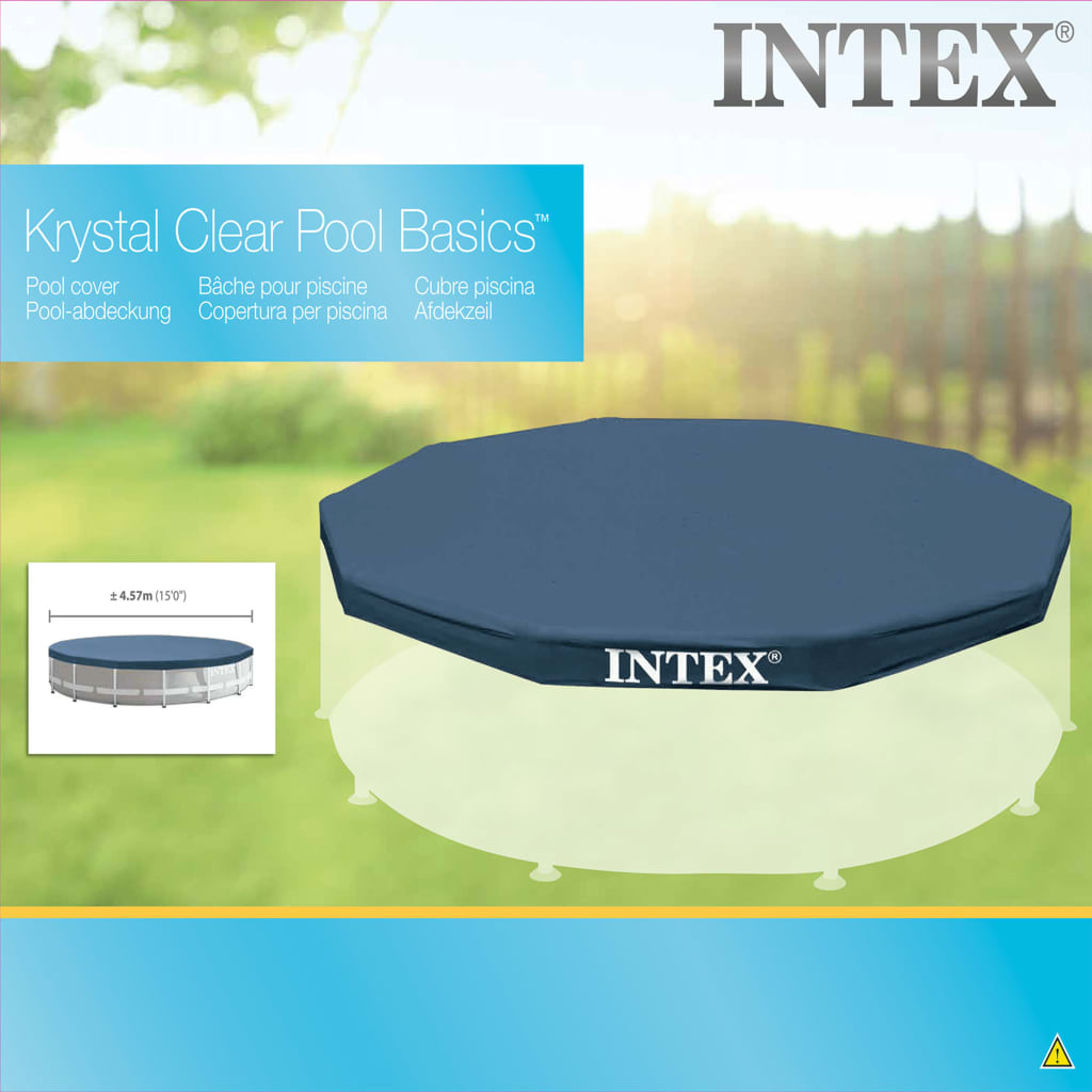 Intex Покривало за басейн кръгло 457 см 28032